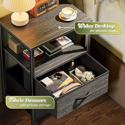 Huuger Night Stand Set of 2, Nightstand - Image 5