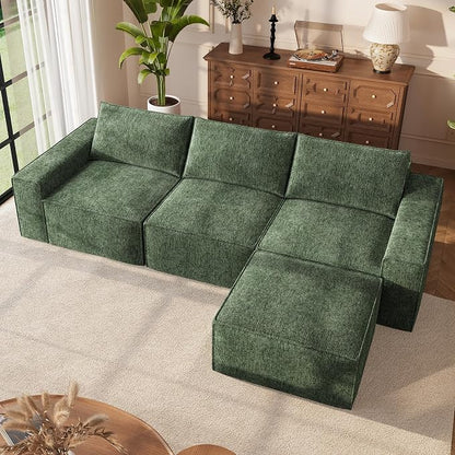 Vesgantti 143.7" Oversized Boneless Couch, Modern 7 Seater Modular Sectional - Image 3