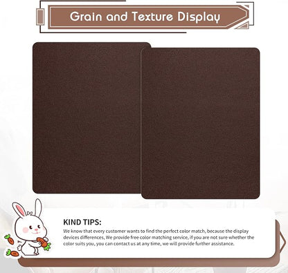 KING MOUNTAIN Leather Repair Patch, 2 Packs 9 x 11 Inches self Adhesive Leather - Image 2