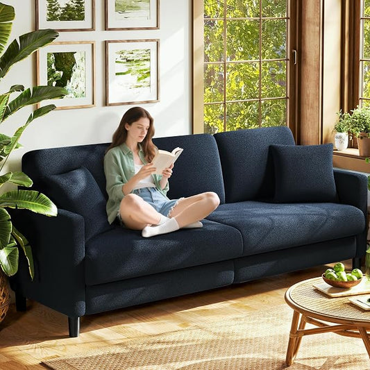 Welzona 83" Couches for Living Room, Teddy Sofa Couch, Comfy Sofas for Living by WelzonaDirect