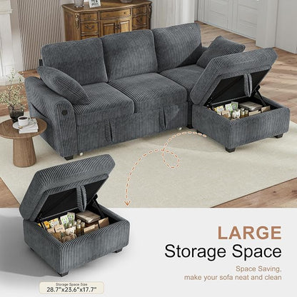 Hanherry 81" Sectional Couch - Image 6