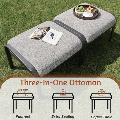 HOMREST Outdoor Swivel Rocker Patio Chairs - Image 8