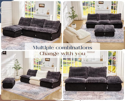 Hobestluk Sofa Couch Foam Sofa for Small Spaces Comfy Sofas - Image 8