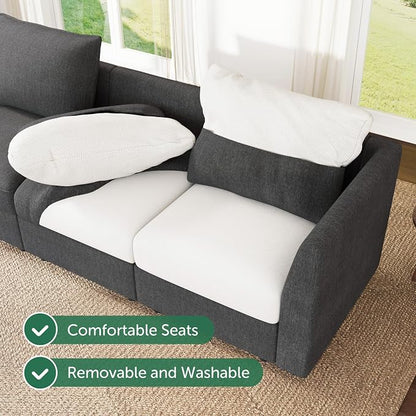 HONBAY Modular Sectional Sofa Sleeper Couch - Image 6