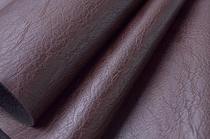 Wento Thick Half Yard Faux Leather Fabric Soft Skin Grain PU Leather - Image 2