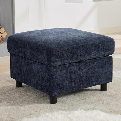 WUTUTUEE 25'' Square Storage Ottoman Module by WUTUTUEE