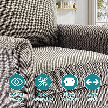 OLIXIS Comfy Accent Chair for Living Room Bedroom and Waiting Room, Upholstered - Image 3