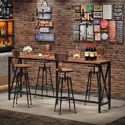 CHOEZON 70.9'' Bar Table, Kitchen Dining Table - Image 3