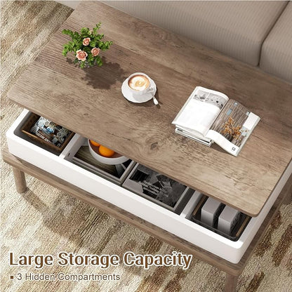Shintenchi Coffee Table, Lift Top Coffee Table - Image 4