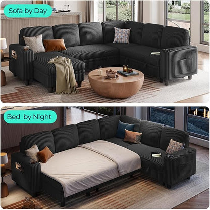 LINSY HOME Sectional Sleeper Sofa - Image 3