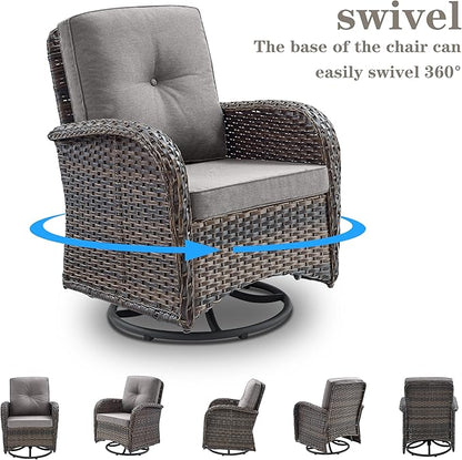 Belord Small Conversation Sets Patio Funiture - Image 4