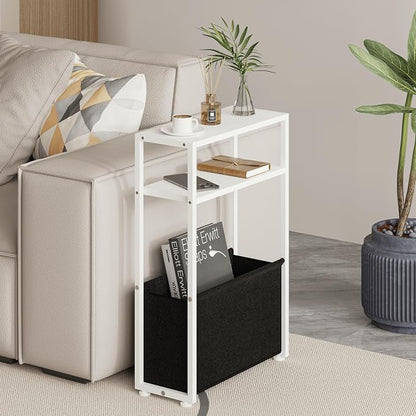 Leomonio Narrow Side Table, Slim End Tables by Leomonio
