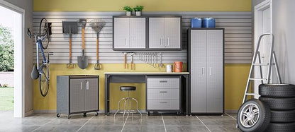 Manhattan Comfort Fortress Rolling 2 Door Garage Storage Cabinet - Image 10