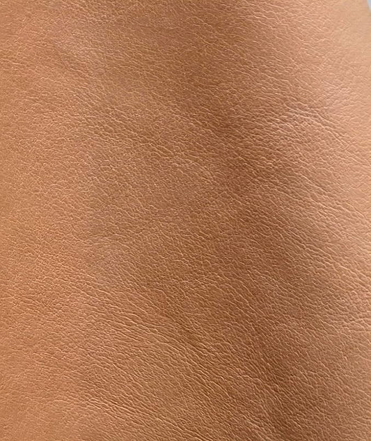 NAT Leathers | Camel Wheat Soft Faux Vegan Leather PU | 20 Yards Cut by The by NATLeathers
