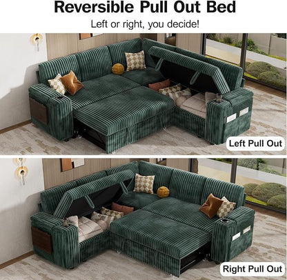 Vipbear 86" Modular Sectional Sleeper Sofa - Image 6