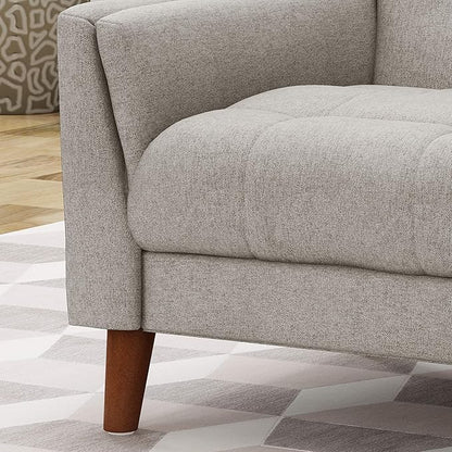 Christopher Knight Home Evelyn Mid Century Modern Fabric Arm Chair - Image 5
