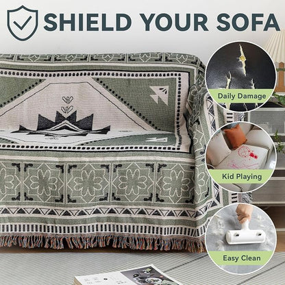 VClife Boho Sofa Cover XXL Couch Cover - Image 7