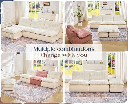 Hobestluk Sofa Couch Foam Sofa for Small Spaces Comfy Sofas - Image 8