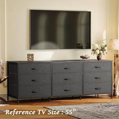 Huuger 63 Inch Dresser for Bedroom, Dresser for Closet - Image 5