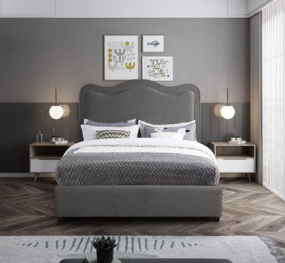 Meridian Furniture FelixGrey-F Felix Collection Modern | Contemporary Linen - Image 5