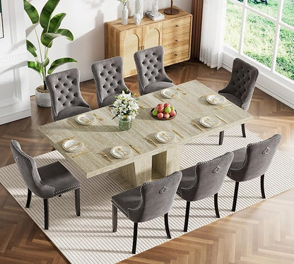 Henf 9 Pieces Extendable Dining Table Set - Image 2
