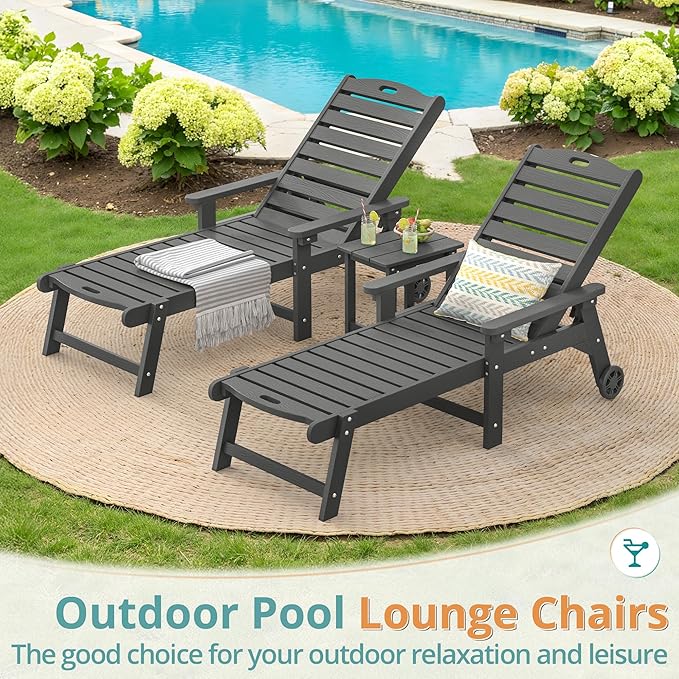 LUE BONA Outdoor Lounge Chair Set - Image 2
