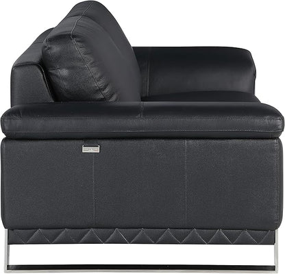 Blackjack Furniture Weston Collection Genuine Italian Leather Living Room Chair - Image 6