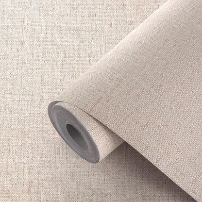 Beige Grasscloth Wallpaper Peel and Stick Textured Self Adhesive Linen Contact by Akywall