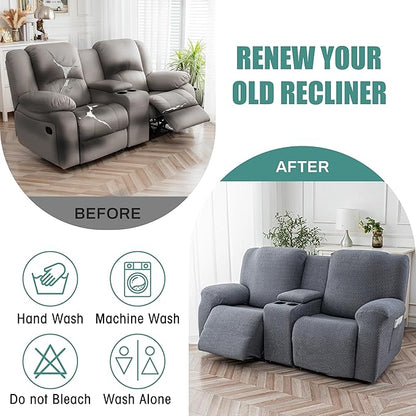 Genina Recliner Loveseat Covers - Image 6