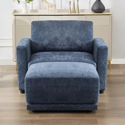 44.2" Chenille Oversized Chair by CACFTII