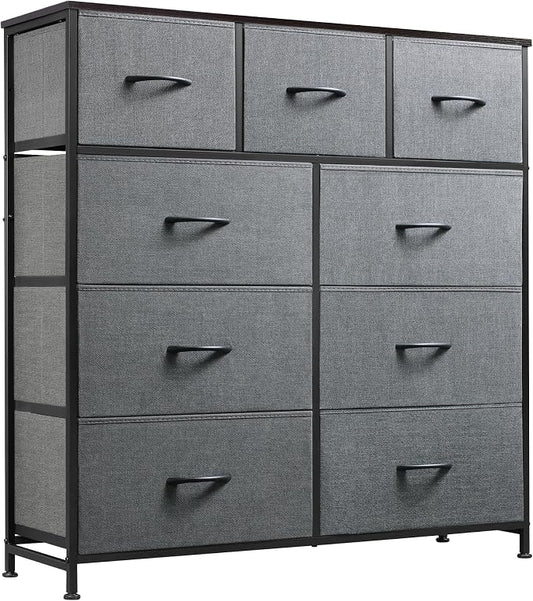 WLIVE 9-Drawer Dresser, Fabric Storage Tower by WLIVE