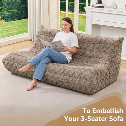 Bean Bag Chairs for Adults Giant Bean Bag Chair Memory Foam BeanBag Chair Bean - Image 6