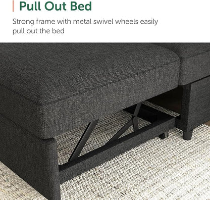 HONBAY Sectional Sleeper Sofa - Image 4
