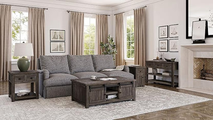 Jofran Madison County Harris Console Sofa Table, Barnwood Brown - Image 2