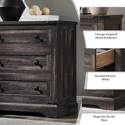T4TREAM 32" Farmhouse Nightstand - Image 6