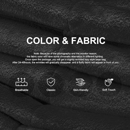 Bean Bag Chairs for Adults Giant Bean Bag Chair Memory Foam BeanBag Chair Bean - Image 4