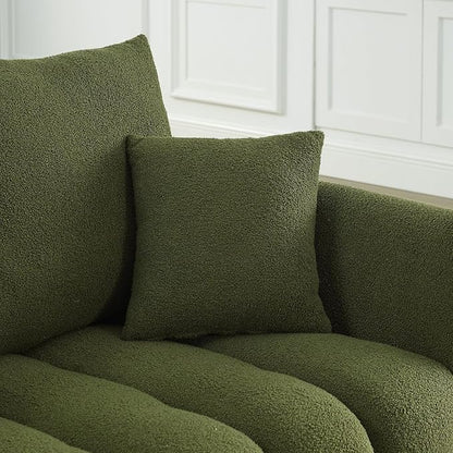 Antetek Set of 3 Teddy Sofa for Living Room, Modern 2 Units Deep Seat Sofa - Image 9