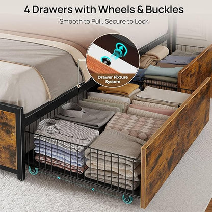 Rolanstar Full Size Bed Frame - Image 4