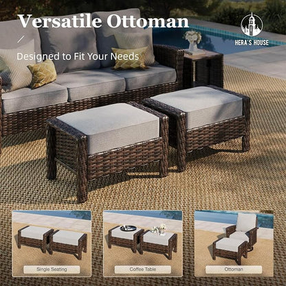 HERA'S HOUSE 8-Piece Outdoor Furniture Set - Image 8