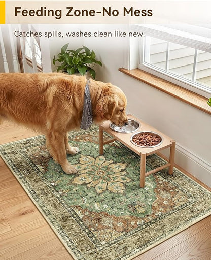 RELEANY Area Rugs 2'x3' Kitchen Rugs Entry Rug Small Rugs - Image 3