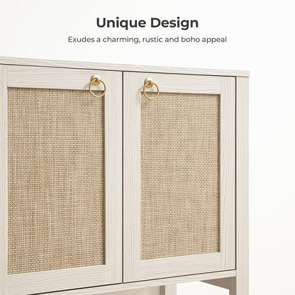 SICOTAS Rattan Sideboard Buffet Cabinet - Image 3