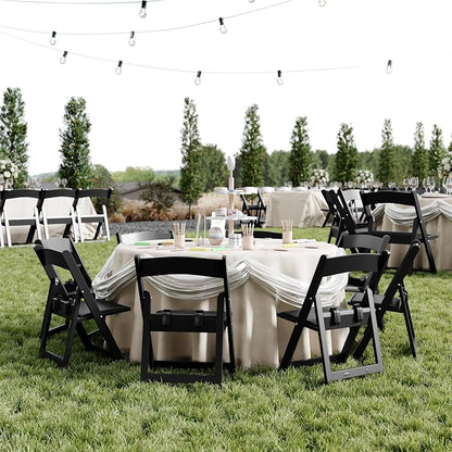 Flash Furniture Hercules Set of 2 Kids Black Resin Folding Chairs - Image 8