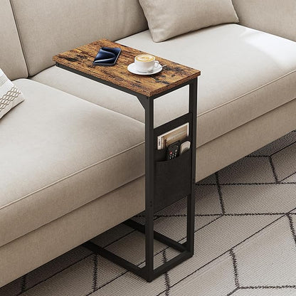 TUTOTAK C Shaped End Table, Side Table - Image 2