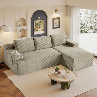 96" Sectional Couches for Living Room Cloud Couch Sofa by AWarmHomeForYou