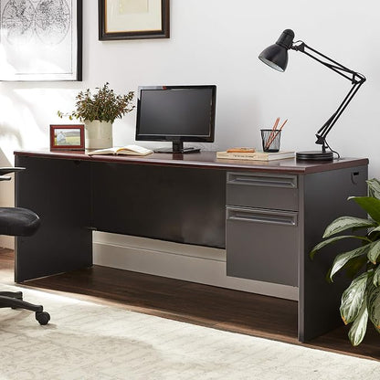 HON 38856RNS 38000 72 by 24 by 29-1/2-Inch Single Right Pedestal Credenza - Image 2