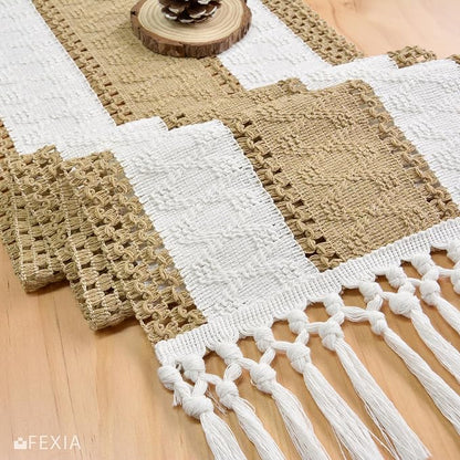 FEXIA Boho Table Runner with Tassels - Image 6