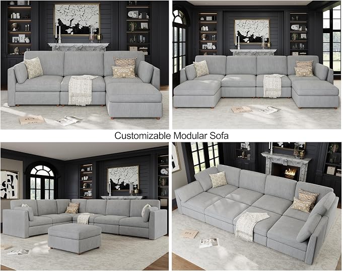 116'' Oversized Modular Sectional Sofa - Image 8