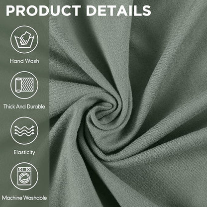 Peryiter 3 Pcs Couch and Loveseat Covers Set Sofa Cover - Image 5