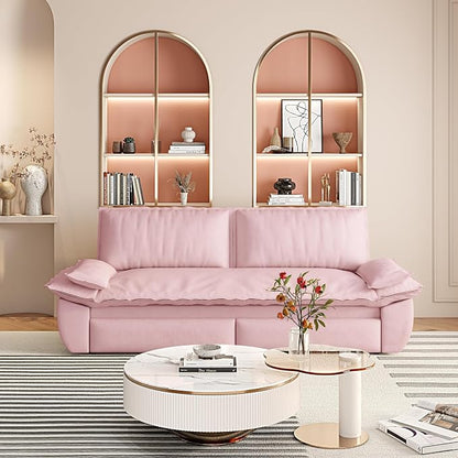 73.2" Sofa Bed Queen, 3-in-1 Pull Out Sofa Bed - Image 12