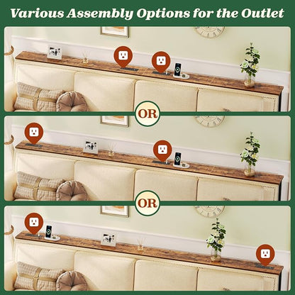SUPERJARE 51.2 Inch Sofa Table - Image 6